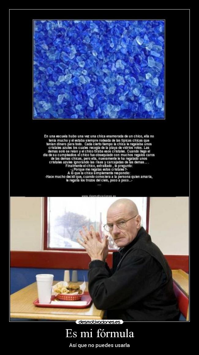 Es mi fórmula -