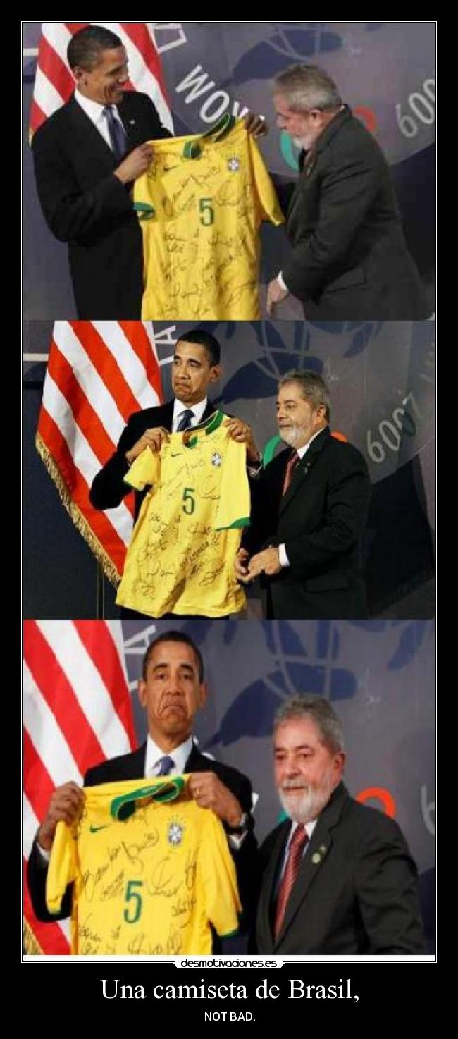 Una camiseta de Brasil, - 