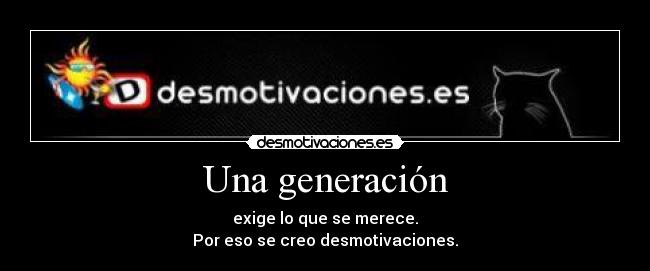 Una generación - 