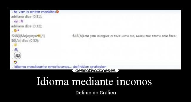Idioma mediante inconos -