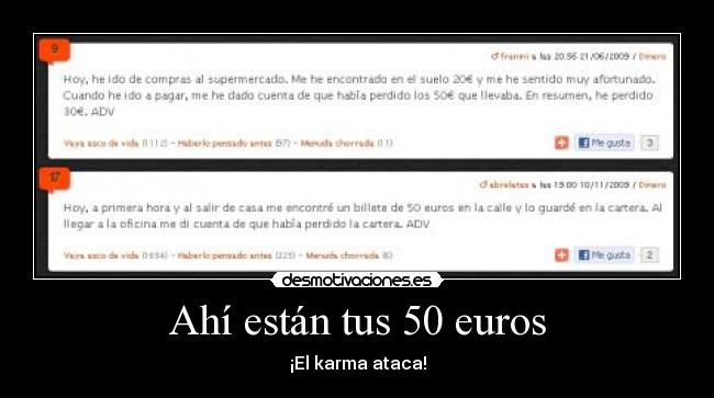 carteles dinero desmotivaciones