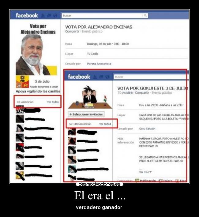 El era el ... - verdadero ganador 