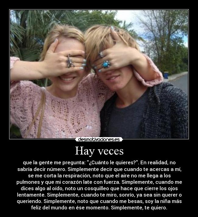 Hay veces - 