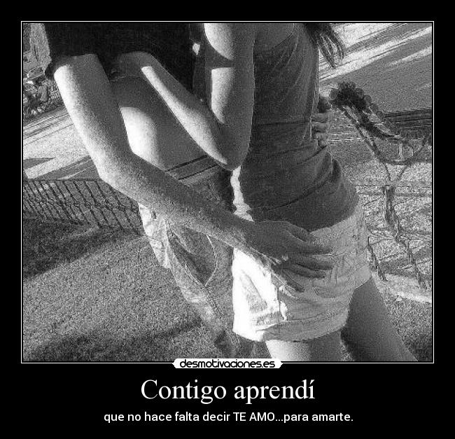 Contigo aprendí -
