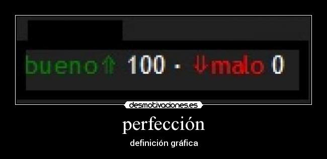 perfección - definición gráfica