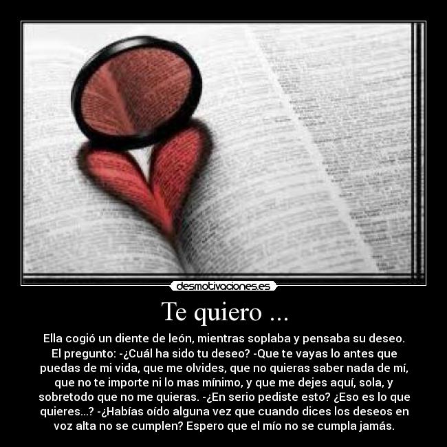 Te quiero ... - 