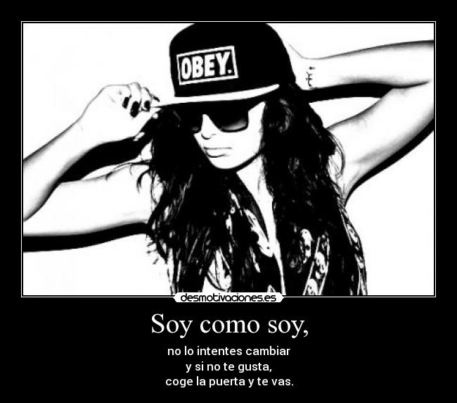 carteles soy como soy desmotivaciones