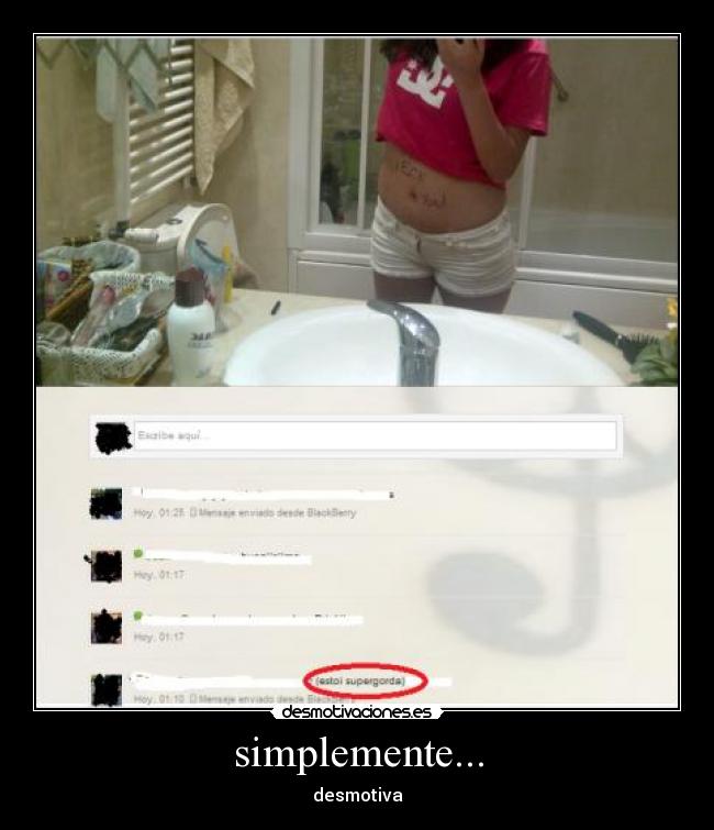 simplemente... - desmotiva