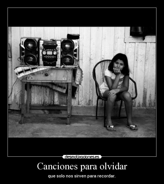 Canciones para olvidar -