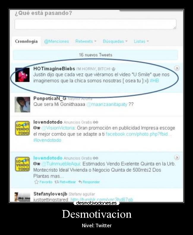 Desmotivacion - Nivel: Twitter