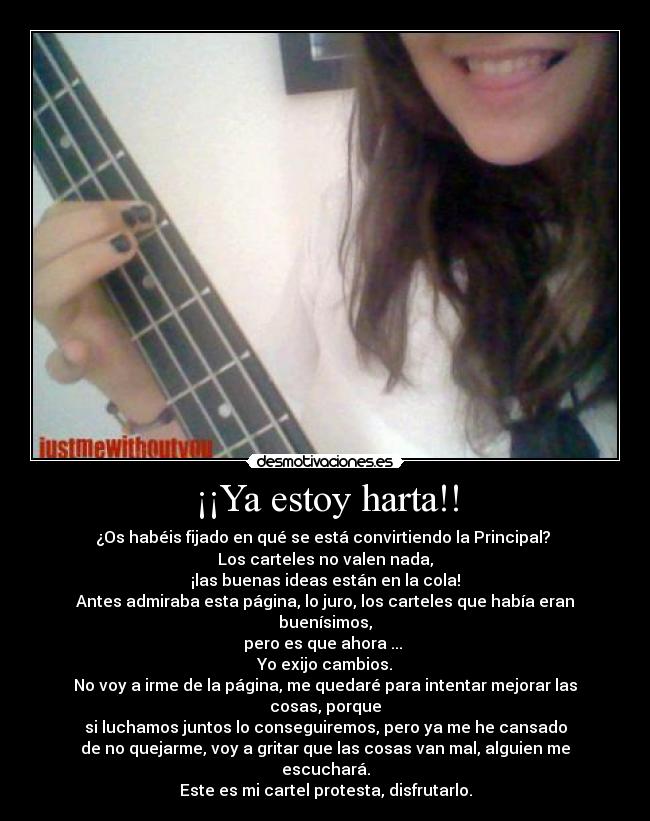 carteles protesta desmotivaciones