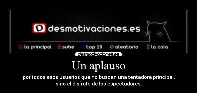 Un aplauso - 