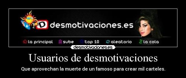 Usuarios de desmotivaciones - 