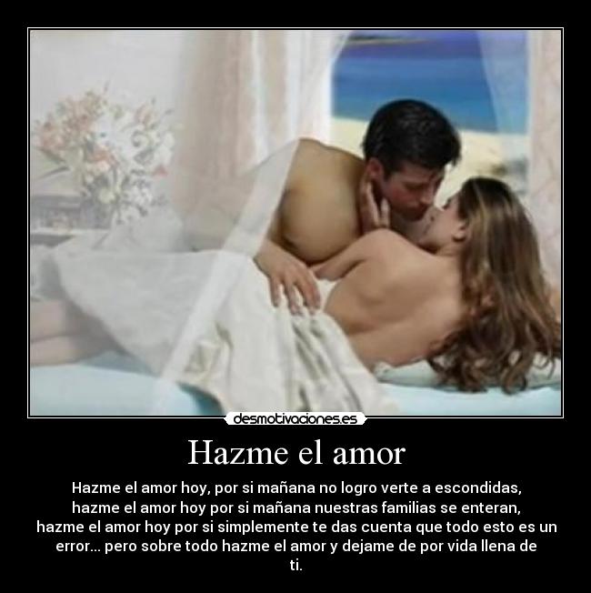 Hazme el amor - 