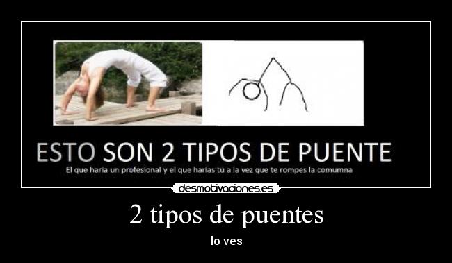 2 tipos de puentes - lo ves