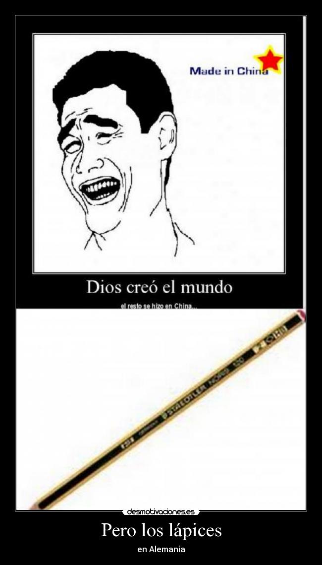 Pero los lápices -
