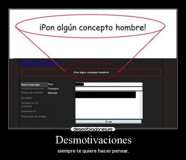 Desmotivaciones - siempre te quiere hacer pensar.