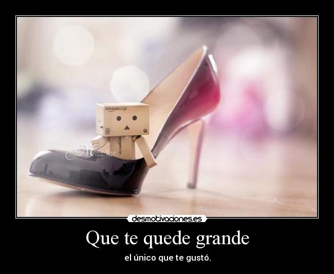 Que te quede grande - el único que te gustó.