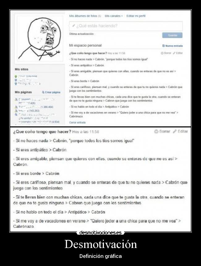 Desmotivación - Definición gráfica