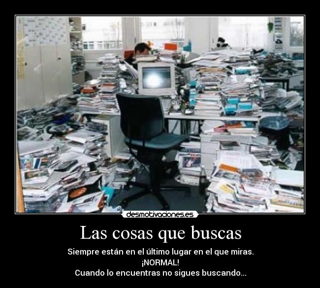 Las cosas que buscas - 
