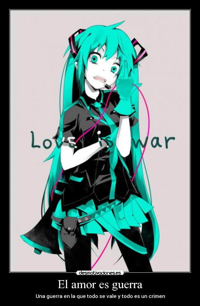 El amor es guerra - Una guerra en la que todo se vale y todo es un crimen