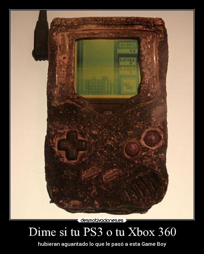 Dime si tu PS3 o tu Xbox 360 - hubieran aguantado lo que le pasó a esta Game Boy