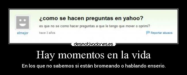 Hay momentos en la vida - 