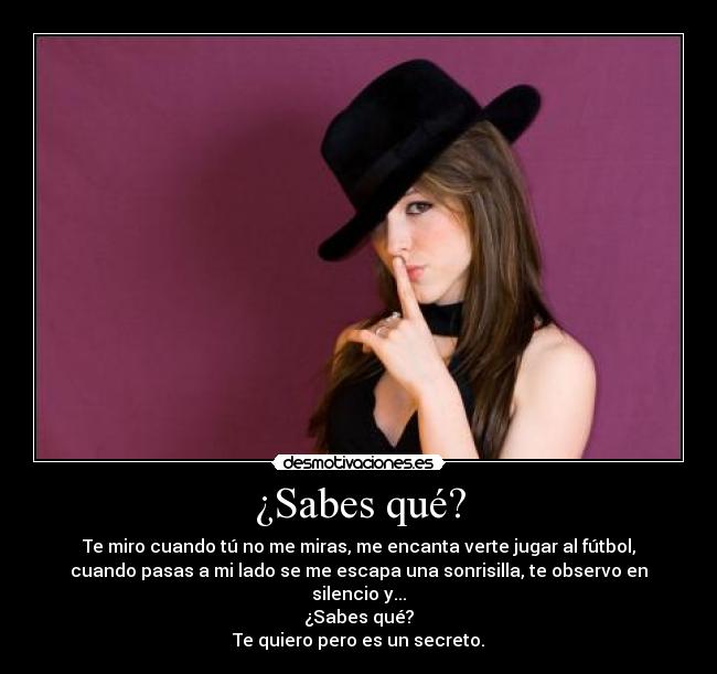 ¿Sabes qué? -