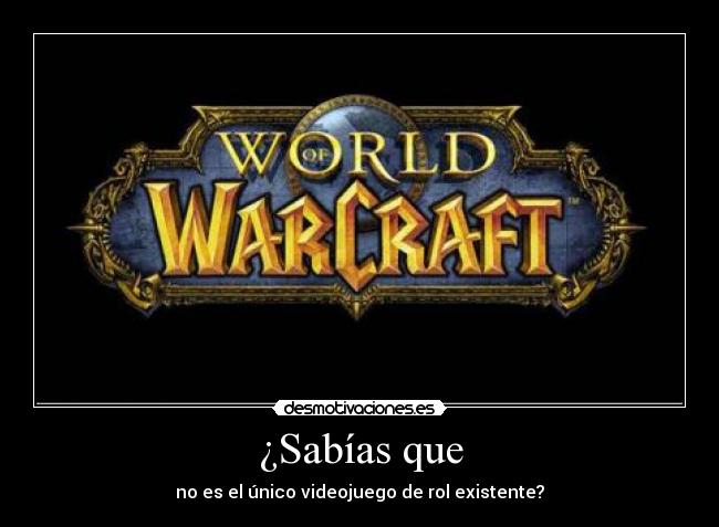 ¿Sabías que - no es el único videojuego de rol existente?