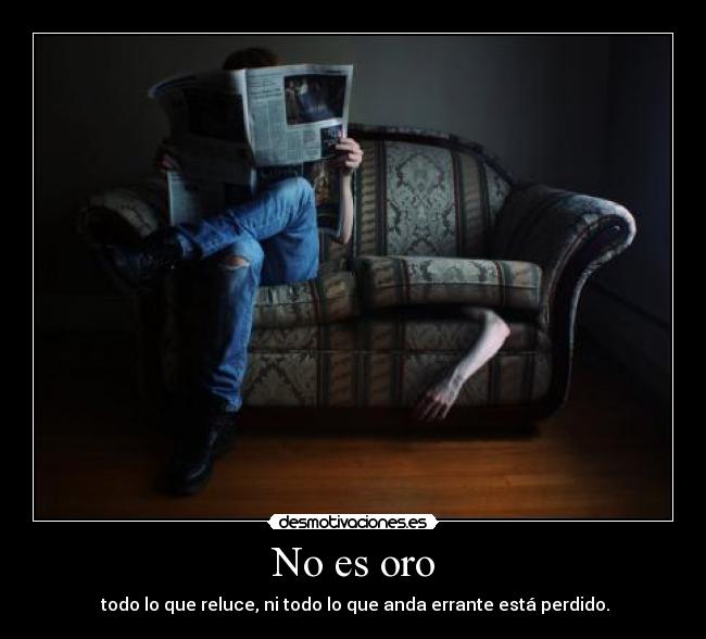 No es oro - 