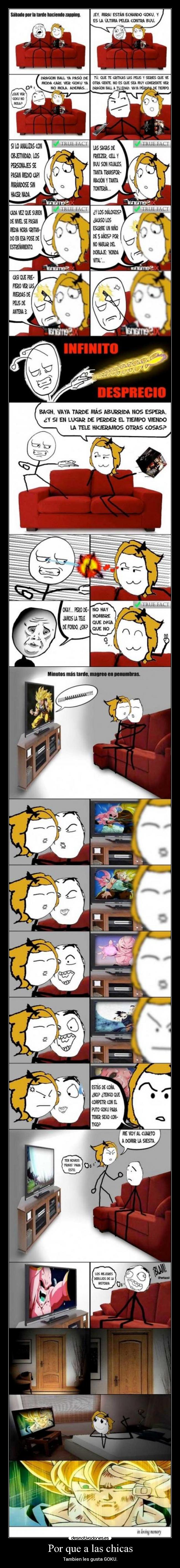 Por que a las chicas - Tambien les gusta GOKU.