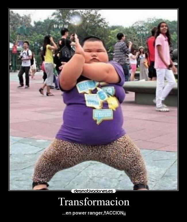 Transformacion - ...en power ranger,!!ACCION¡¡