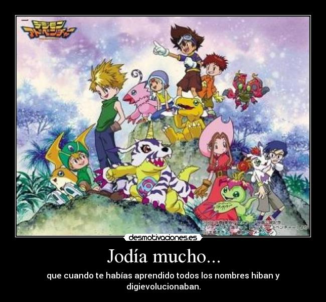 carteles digimon desmotivaciones