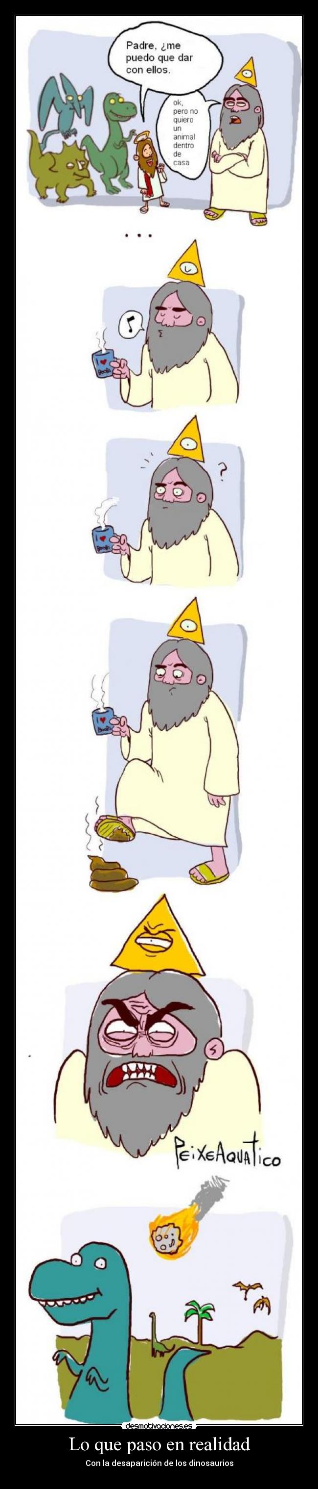 Lo que paso en realidad - Con la desaparición de los dinosaurios