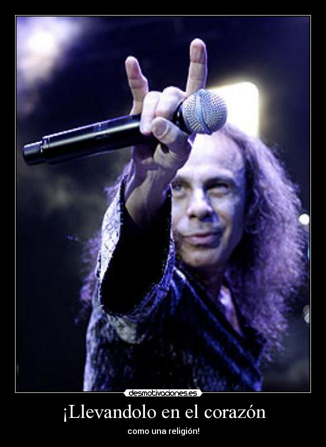 ¡Llevandolo en el corazón - como una religión!