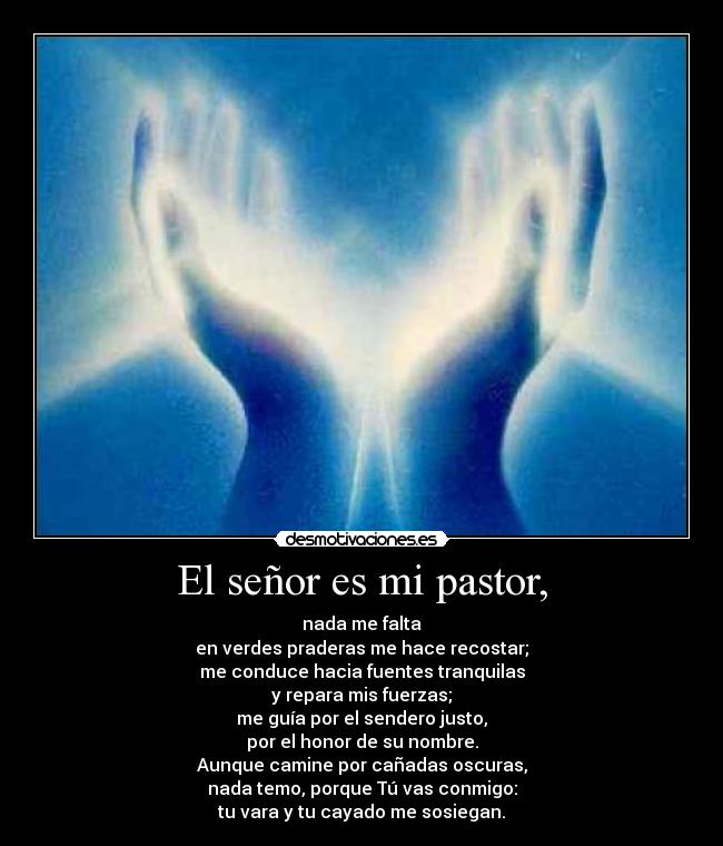 El señor es mi pastor, -