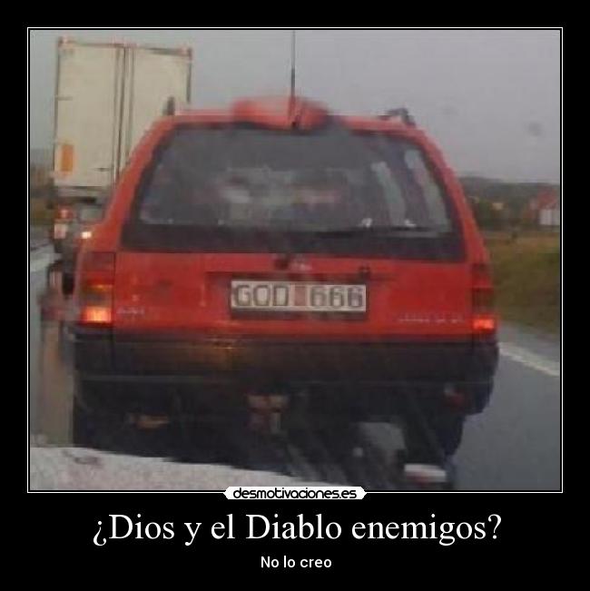 ¿Dios y el Diablo enemigos? - 