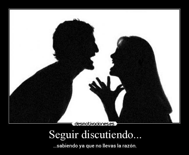 Seguir discutiendo... - 