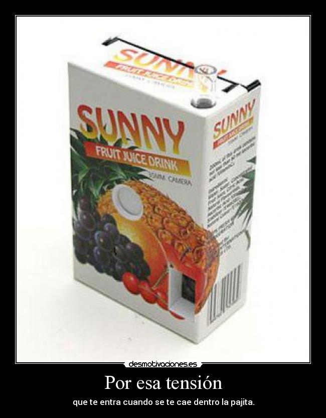 Por esa tensión - 