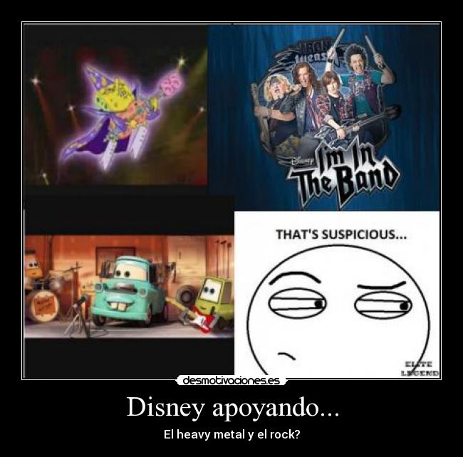 Disney apoyando... - El heavy metal y el rock?
