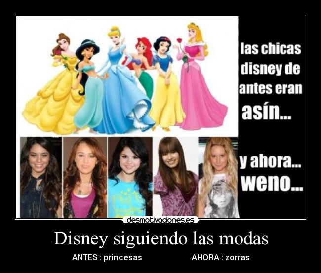 Disney siguiendo las modas -