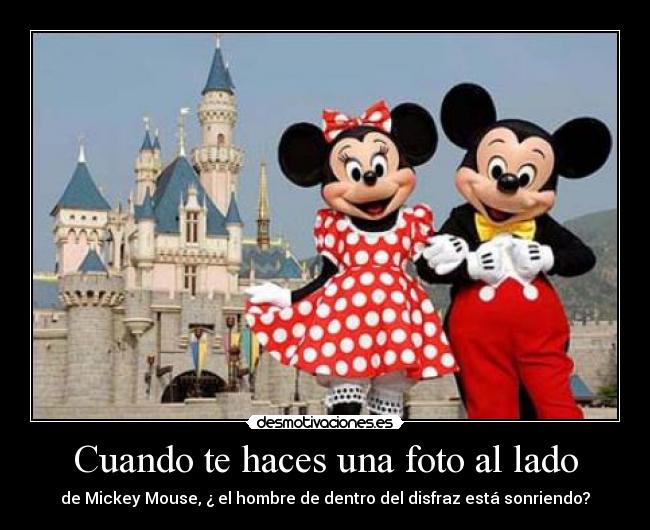 Cuando te haces una foto al lado -