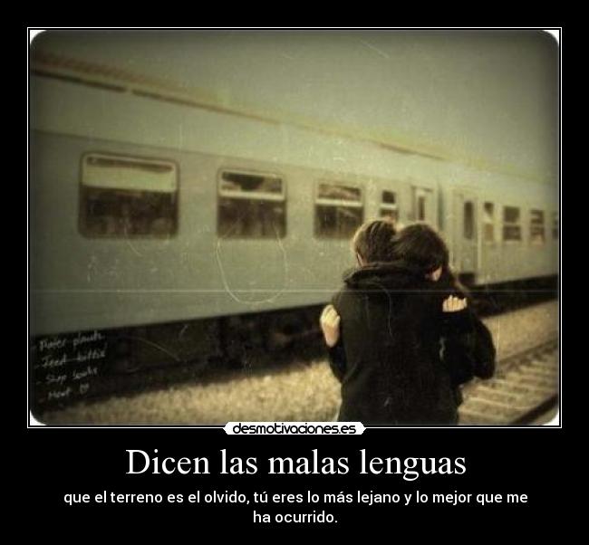 Dicen las malas lenguas - 