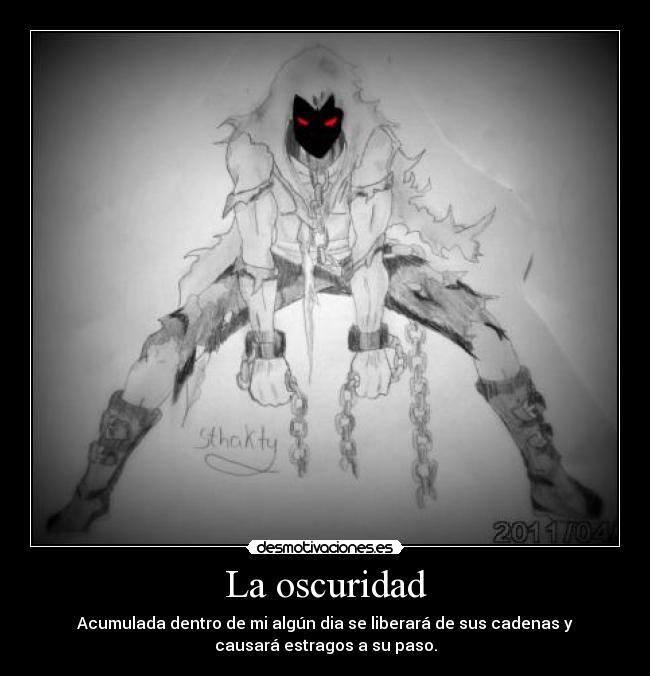 La oscuridad -