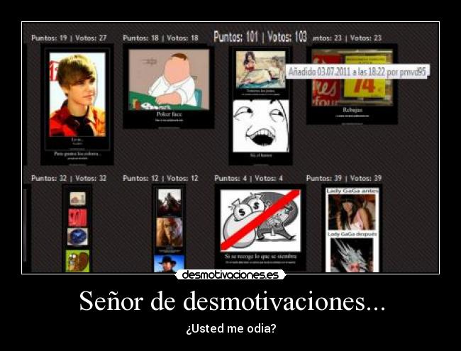 Señor de desmotivaciones... - ¿Usted me odia?