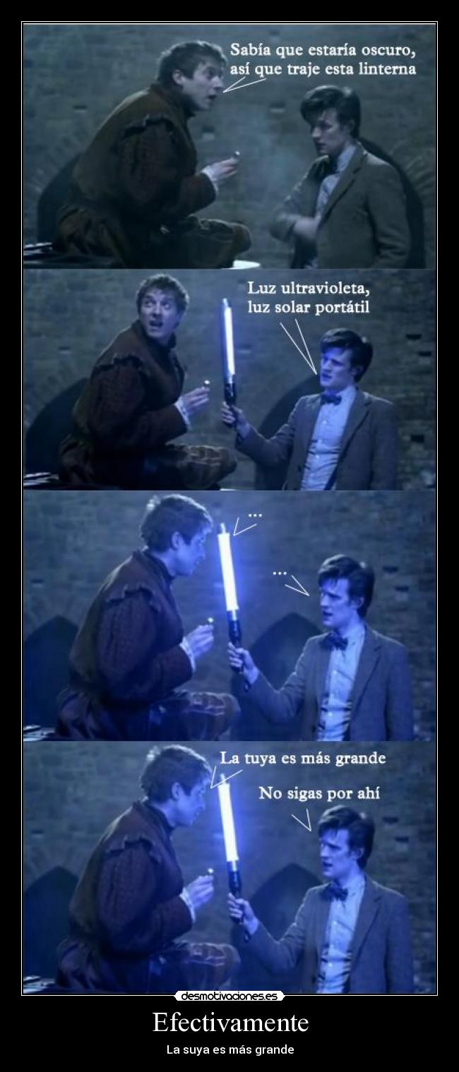 Efectivamente - La suya es más grande