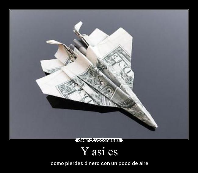 Y así es - como pierdes dinero con un poco de aire