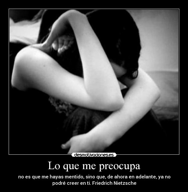 Lo que me preocupa - 