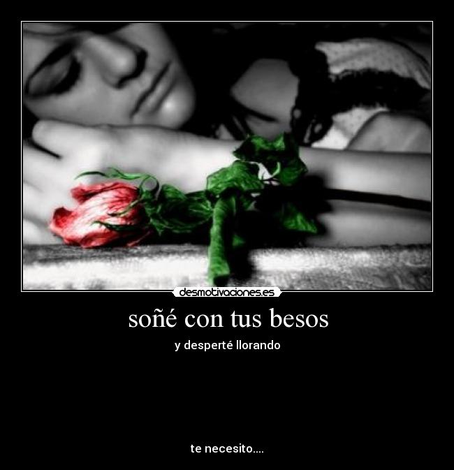 soñé con tus besos -