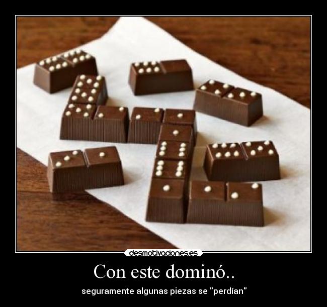 Con este dominó.. - 